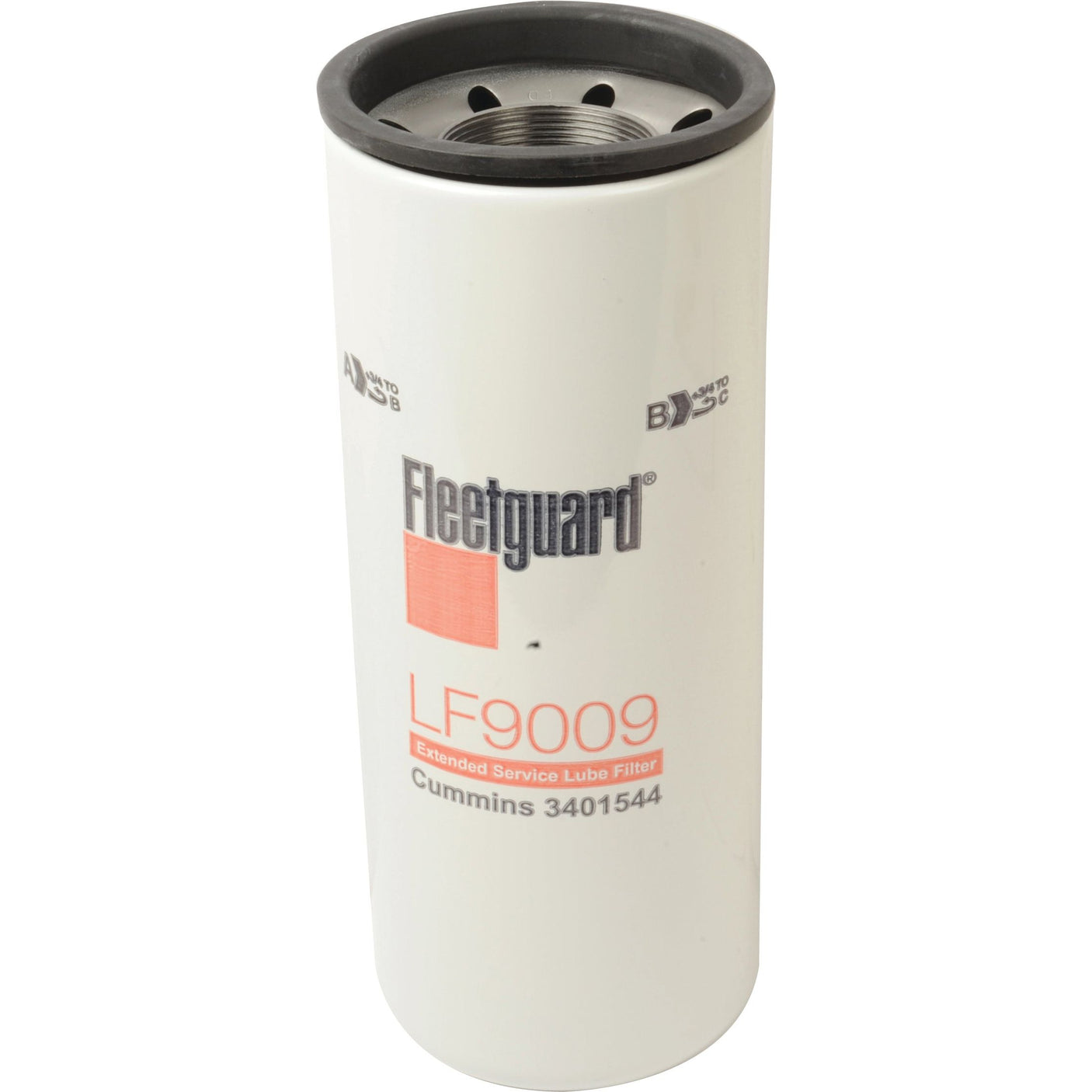 A Sparex branded oil filter - spin on - LF9009 with part number S.109528 displayed against a white background.