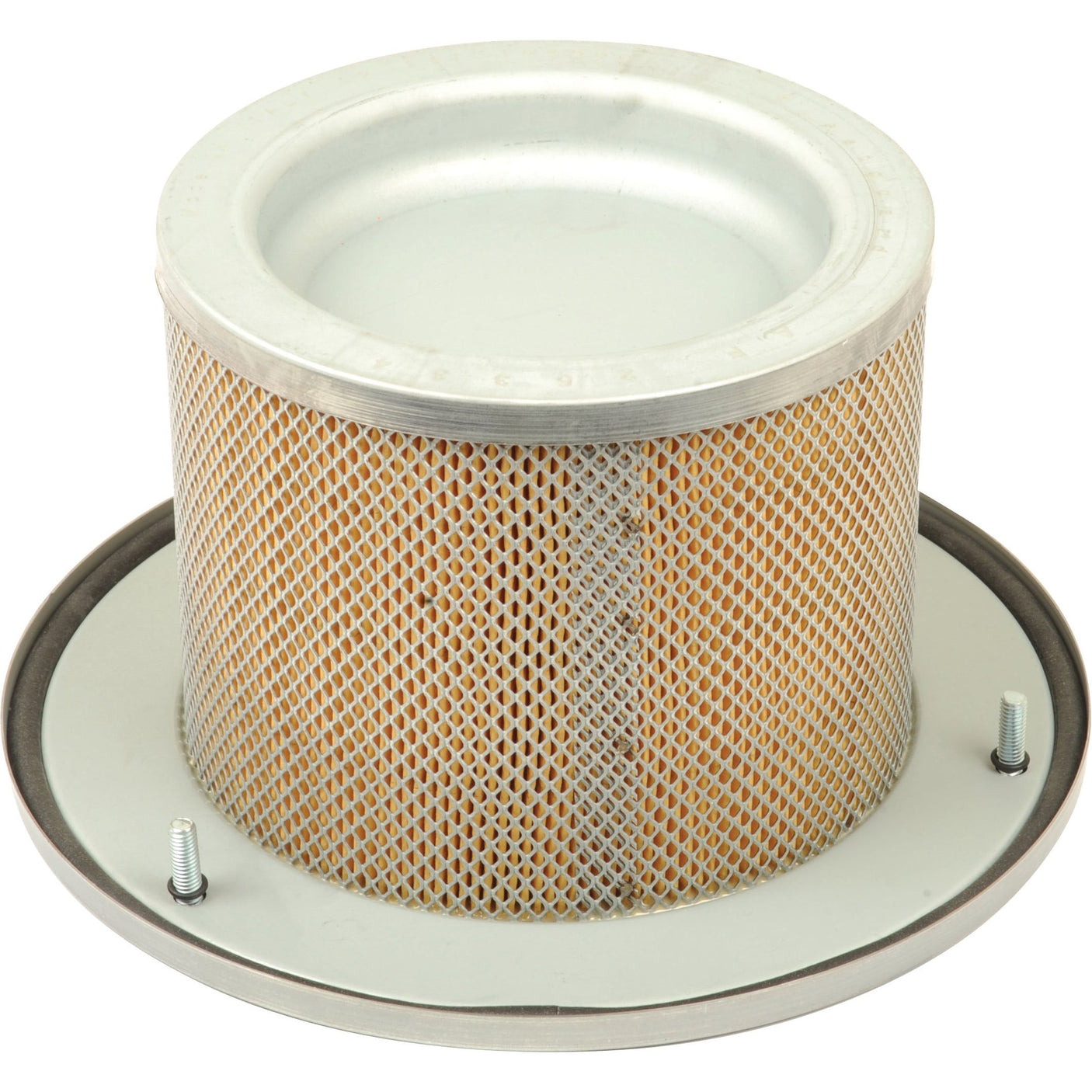 A cylindrical Sparex Air Filter (Inner - AF25334, Sparex Part No. S.109548) featuring a mesh pattern and bolts on a circular base.