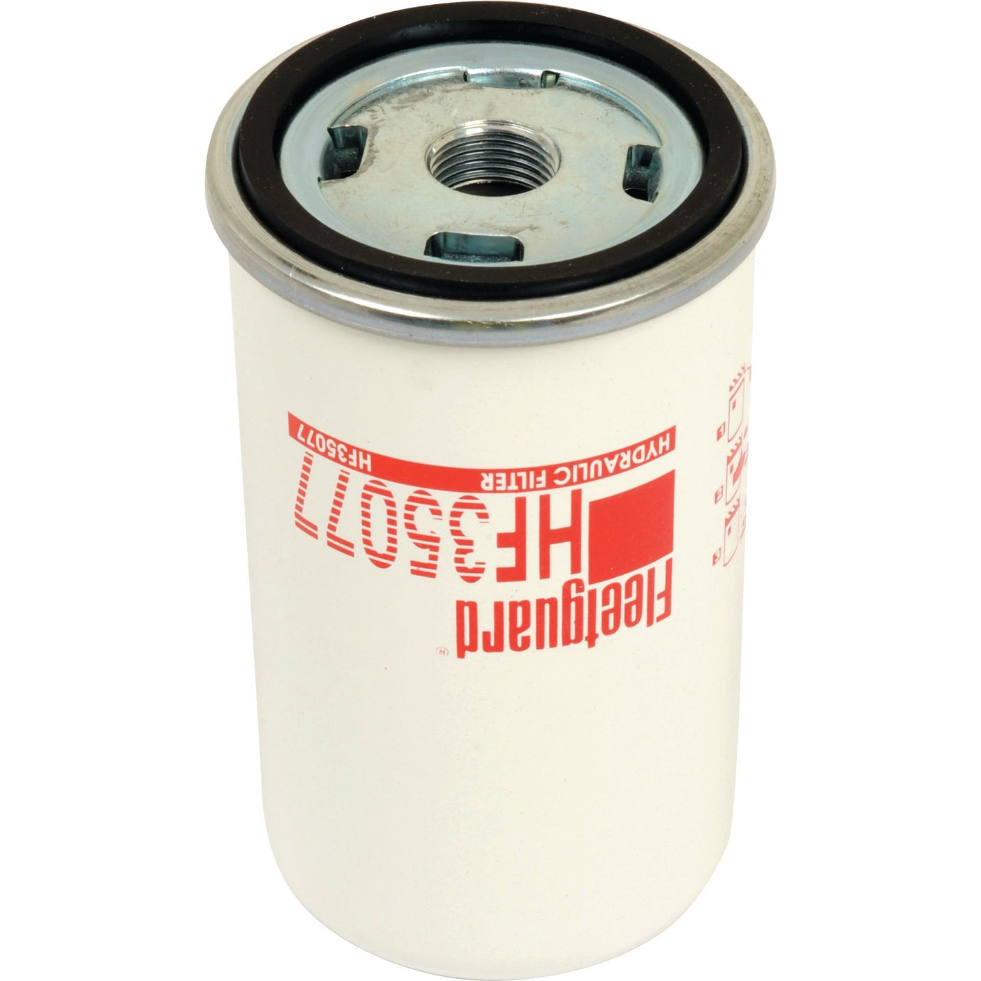 A cylindrical hydraulic filter branded Sparex, model HF35077 (Sparex Part No.S.109602), featuring a threaded metal top with a 3/4'' thread size and a white exterior, similar in design to the Freudenberg H35071.