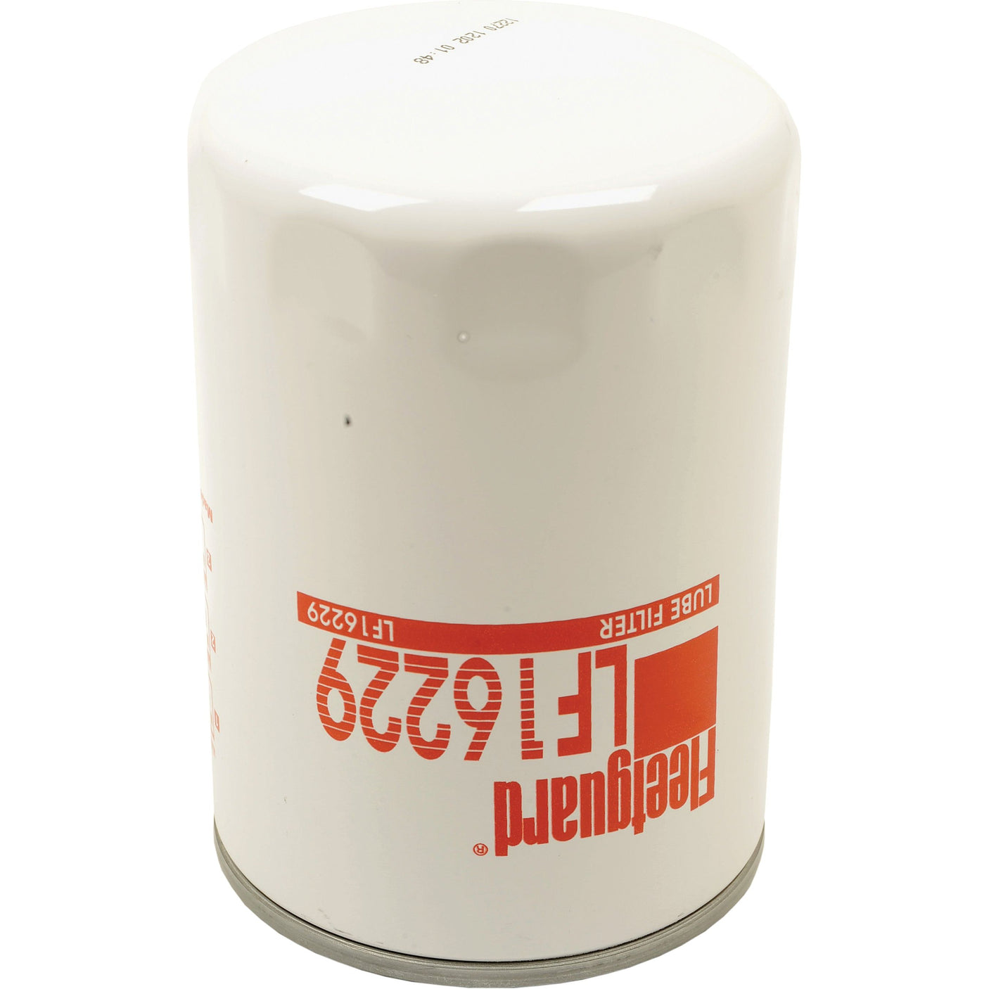 A white cylindrical oil filter with red text that says "Sparex S.109615," compatible with Ford/New Holland vehicles.