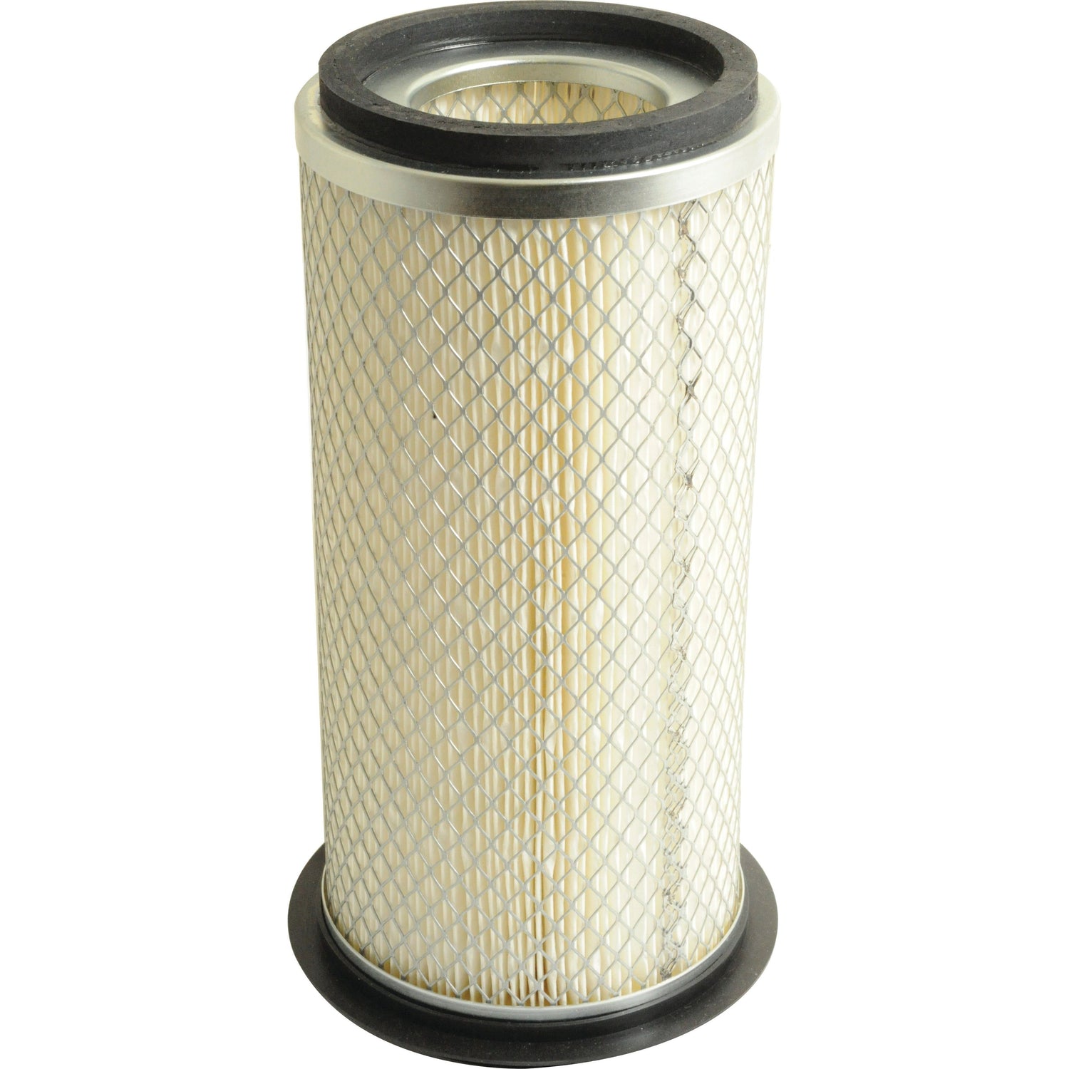 The Sparex Air Filter - Outer (Part No. S.109656) features a durable metal mesh exterior and a pleated paper interior, making it compatible with Case IH models. This Sparex air filter ensures efficient filtration for optimal engine performance.