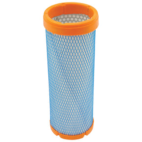 The Sparex Air Filter - Inner (Part No. S.109706) from Sparex features an orange frame and a blue mesh exterior, designed for optimal filtration.