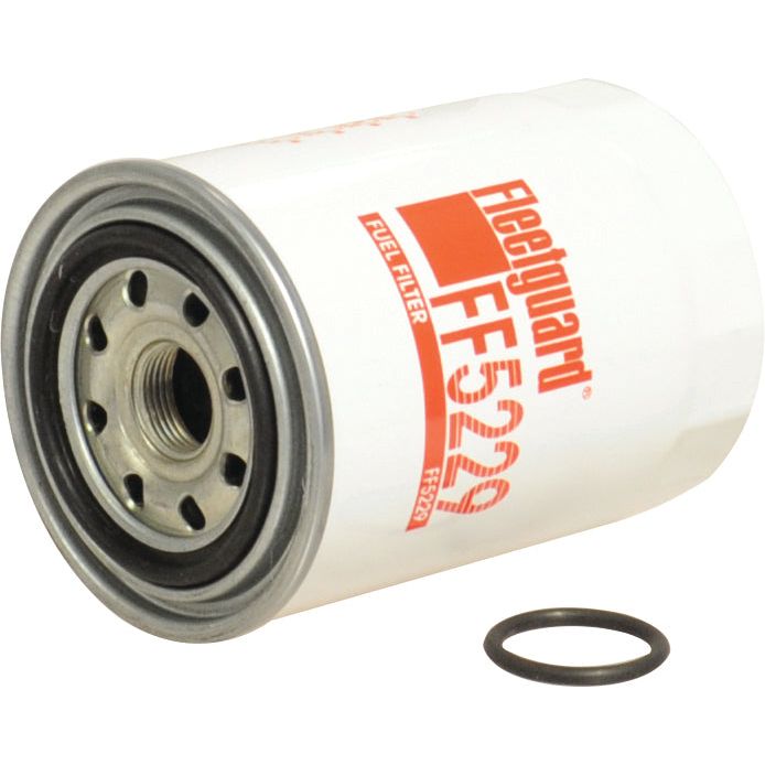 A Sparex Fuel Filter - Spin On - FF5229 (Sparex Part No.S.109714) with an O-ring, featuring a precise micron rating, is shown against a white background.