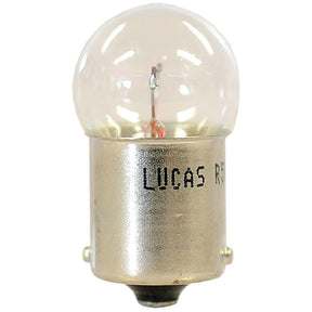 A compact, transparent glass light bulb featuring a cylindrical metallic base, identified as "Sparex Light Bulb (Filament), 24V, 5W, BA15s (Box 1 pc.), Part No. S.109950.