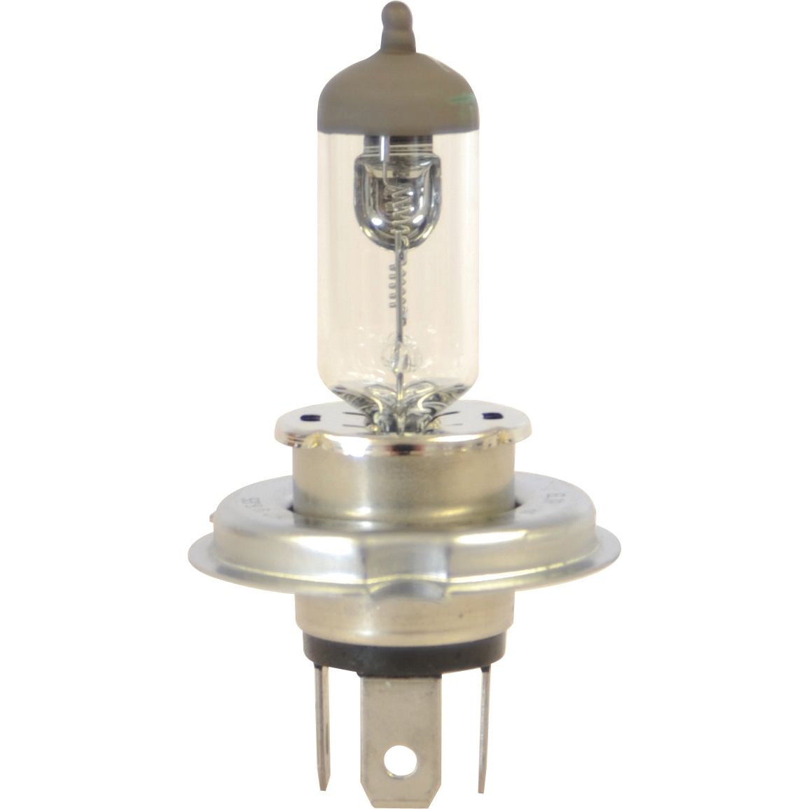The Sparex Light Bulb (Halogen), 24V, 70W, P43t (Box 1 pc.) | Part No.S.109988 is a halogen headlight bulb with clear glass casing and metal base, featuring a visible filament and dual prongs for connection.