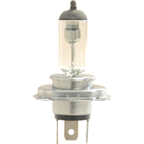 A Sparex halogen light bulb with a metal base and clear glass cover, specifically the Light Bulb (Halogen), 12V, 100/80W, P43t (Box 1 pc.) | Sparex Part No. S.109991.