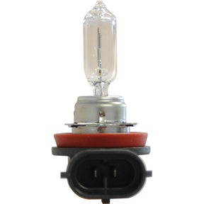 Close-up of a Sparex Light Bulb (Halogen) with a metal base and a black electrical connector at the bottom. The 12V, 65W PGJ19-5 light bulb, identified by Sparex Part No. S.109992, is encircled by a red rubber gasket.