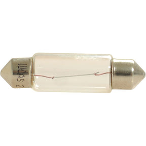 The Sparex Light Bulb (Filament), 24V, 5W, with an SV8.5 base and metal ends, features a visible filament inside. Product No. S.110000 comes in a box containing one piece.
