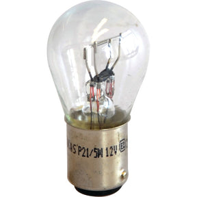 A 12V, 5W Sparex Light Bulb (Filament), featuring a clear exterior, metal base, visible internal filaments, and a BAY15d socket.