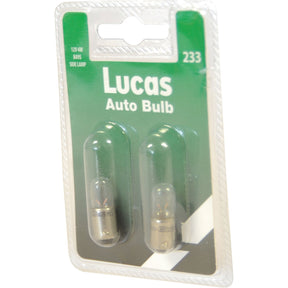 Packaging of two Sparex Light Bulbs (Filament), model S.110028, labeled as 12V 4W BA9S side lamps. These high-quality bulbs ensure reliable performance.