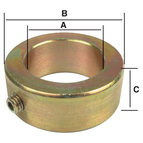 Metric Shaft Locking Collar, ID: 15mm, OD: 25mm, Height: 12mm.
 - S.11014 - Farming Parts