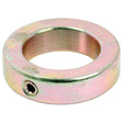 The Sparex Metric Shaft Locking Collar (Sparex Part No. S.11021) is a metallic, hollow cylindrical collar with a set screw hole on the side, designed for clamping or positioning on a 45mm ID shaft. Its dimensions are an inner diameter of 45mm, an outer diameter of 70mm, and a height of 18mm.