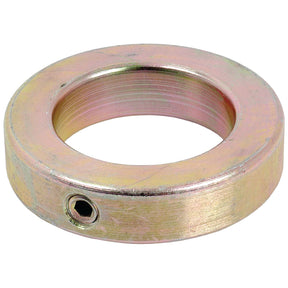The Sparex Metric Shaft Locking Collar (Sparex Part No. S.11022) is a circular, metallic component with a 50mm internal diameter and an 80mm outer diameter. It features a small side screw hole and has a smooth, reflective surface.