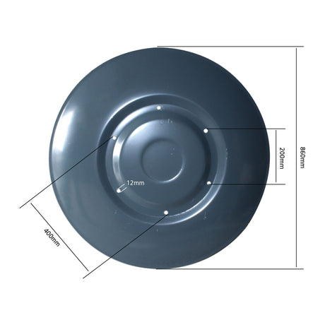 Sliding Saucer -  OD :860mm, - Replacement for PZ, Deutz-Fahr, Vicon
 - S.110584 - Farming Parts