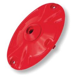 The Sparex mower cutting disc, measuring 335mm with multiple holes and a central depression, resembles the Kuhn GMD44 and is a replacement for Kuhn and John Deere models (Sparex Part No.S.110609).