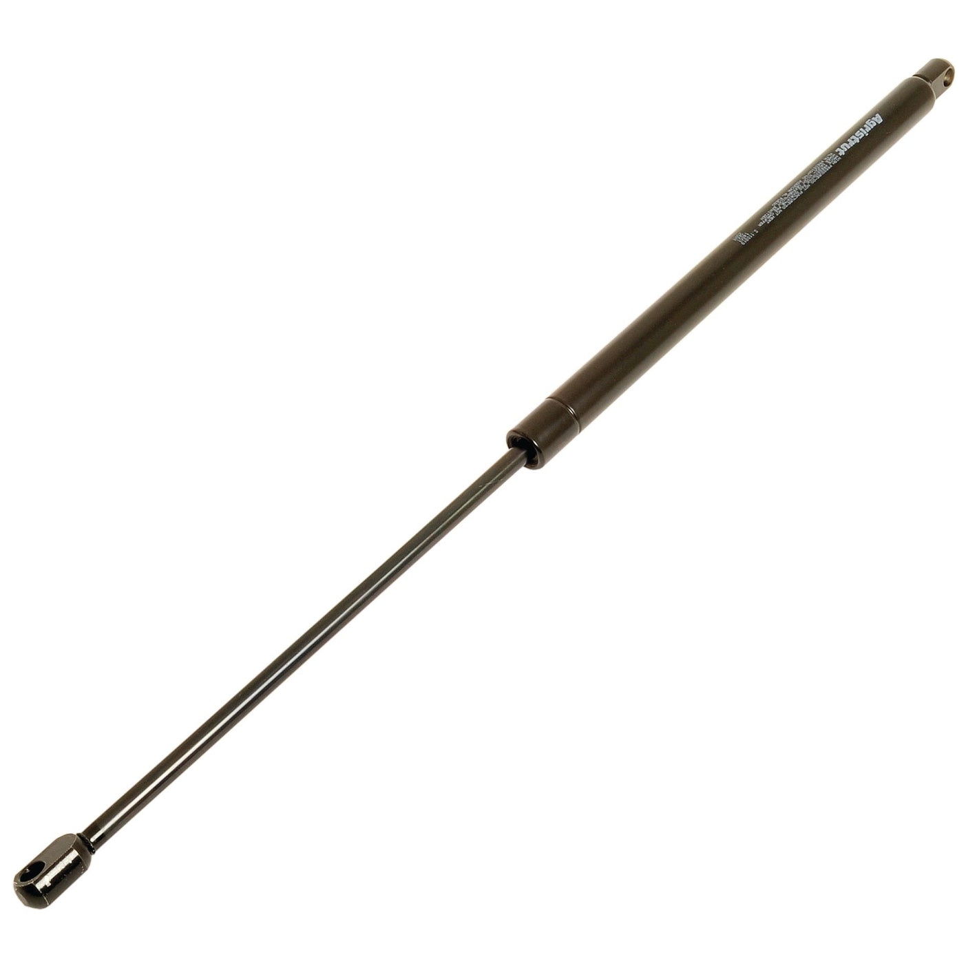 The Sparex Gas Strut (S.110819), a 500mm silver cylindrical metal body with an extended rod, is typically used for support and controlled motion in various mechanical applications, often featuring end fittings for easy installation.