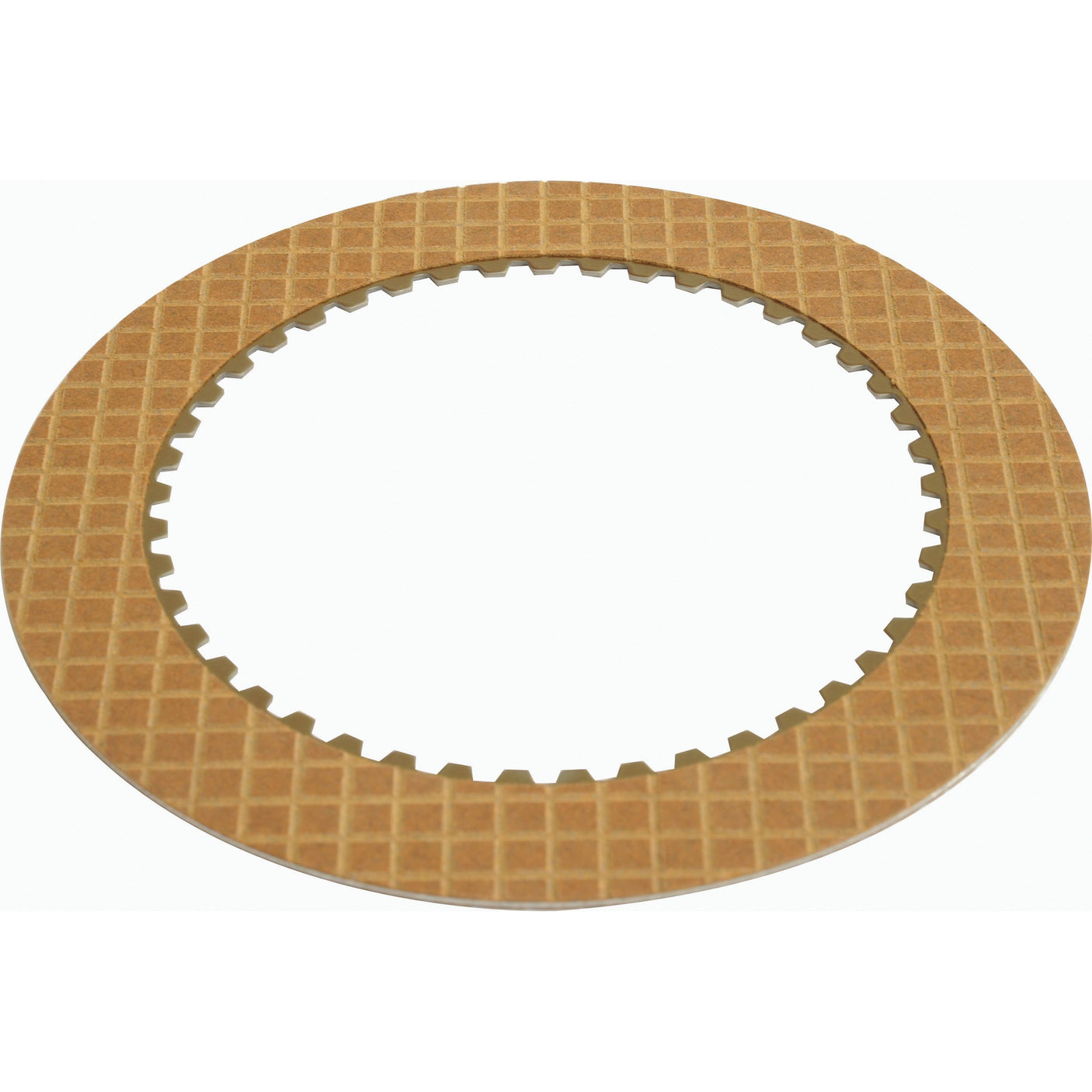 A circular, waffle-textured, brown PTO Clutch Plate from Sparex (Part No.S.111060) with a serrated inner edge against a plain white background.