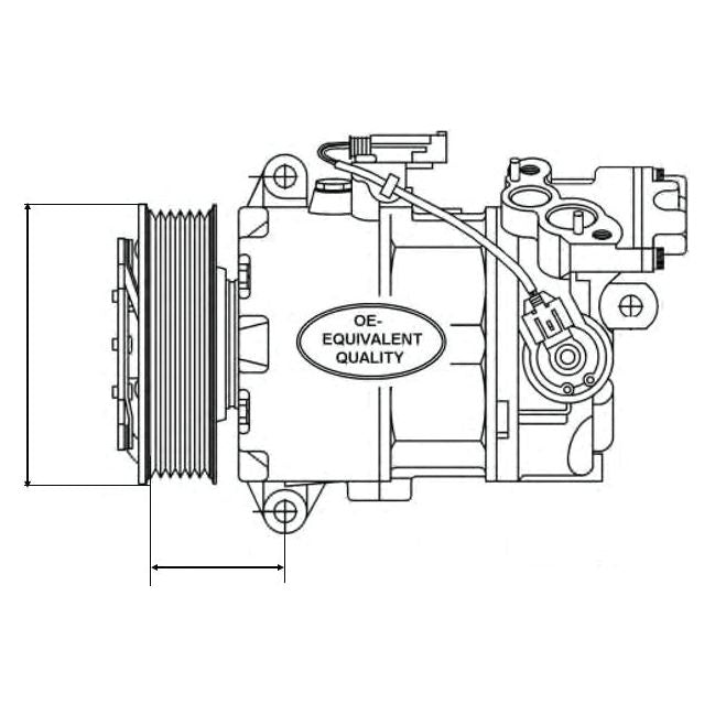 Compressor (SD7H15HD)
 - S.111858 - Farming Parts
