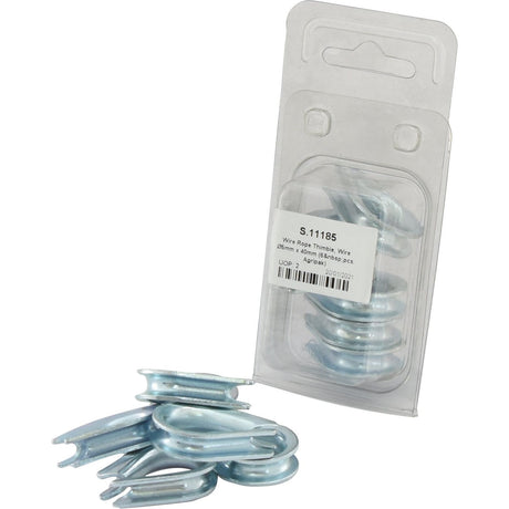 Wire Rope Thimble, Wire⌀5mm x 40mm (6 pcs. Agripak)
 - S.11185 - Farming Parts
