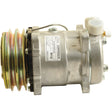 The Sparex Compressor (SD508), also known as Sparex Part No.S.111886, is a metal automotive air conditioning compressor that features a pulley and exterior bolts, designed for R12 refrigerant use.