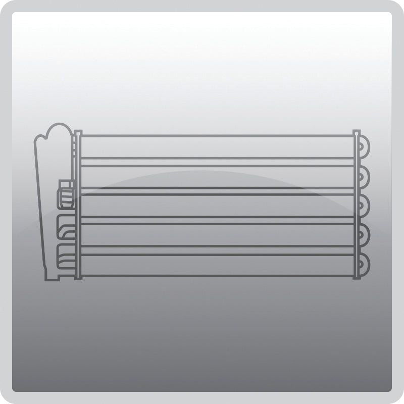 Icon of the Sparex Evaporator - S.112119 with a horizontal stand, depicted with minimalistic lines and a gray gradient background, reminiscent of the precision found in Case IH equipment.