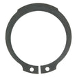 The Sparex External Circlip, measuring 57mm, is a circular black metal snap ring with a split and two holes at the ends, adhering to DIN 471 standards (Sparex Part No. S.11247).