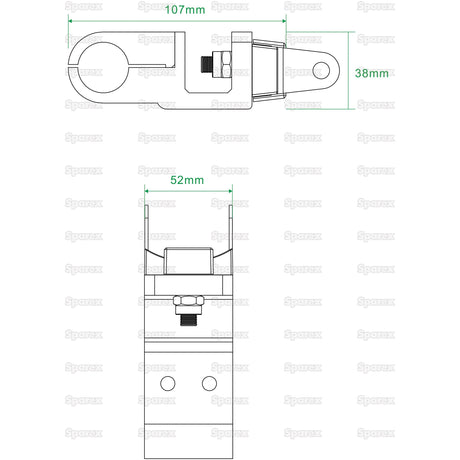 Universal Handrail Bracket
 - S.112530 - Farming Parts