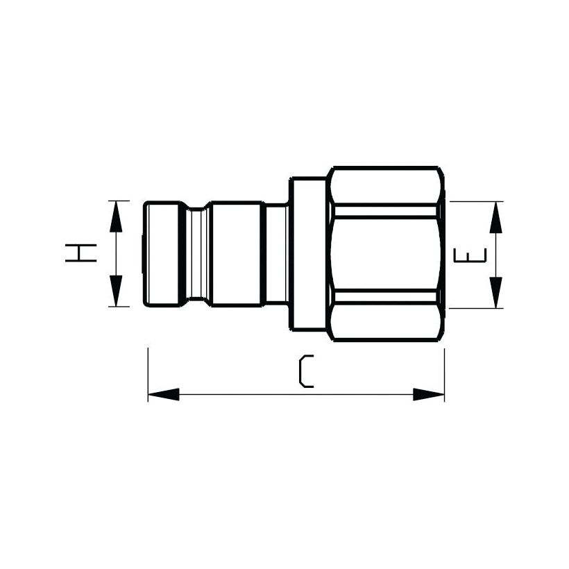Diagnostic Couplings - Male - 1/4''NPT - DF Series
 - S.112679 - Farming Parts