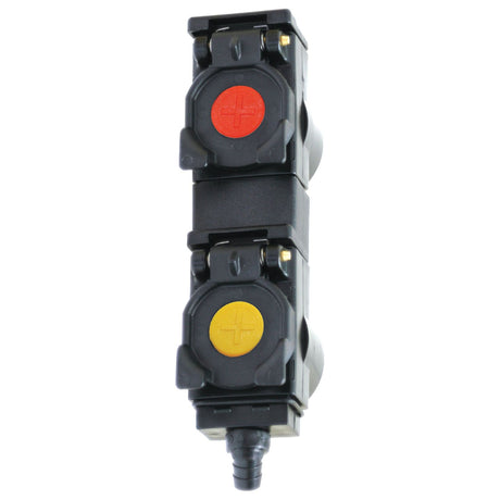 TARV Oil Collection System Double unit 82mm spacing with yellow and red visual indicators
 - S.112760 - Farming Parts