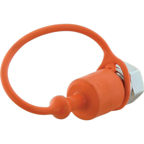 Dust Cap Orange PVC Fits 3/8'' Male Coupling - TF Series TF F38
 - S.112770 - Farming Parts