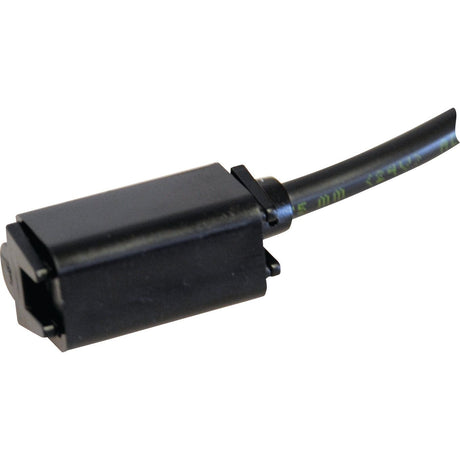 A black rectangular electrical connector, with an IP68 rating, attached to a black cable, positioned horizontally against a white background. The product is the LED Outline Front, Rear & Side Facing Marker Light (RH), 12-24V - S.113361 by Sparex.
