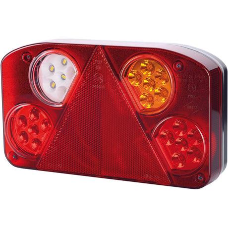 LED Rear Combination Light, Function: 5, Brake / Tail / Indicator / Fog / Reverse, RH, 12-24V
 - S.113377 - Farming Parts