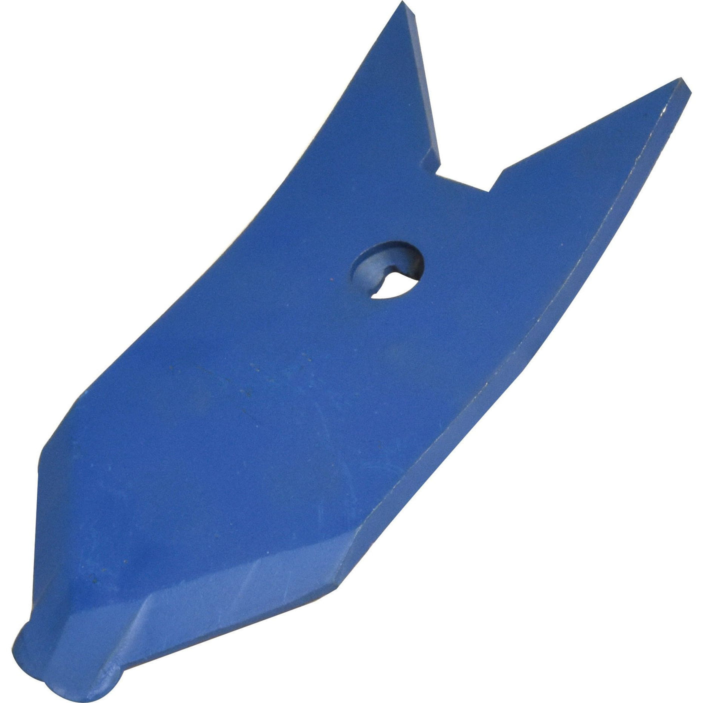 A blue metal part named Point 280x120x12mm, triangular in shape with a small central hole, compatible with Sparex fasteners and designated as Sparex Part No. S.113414.