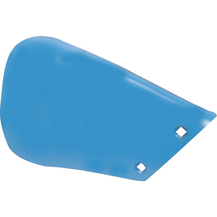 The Sparex Skim Mouldboard - RH (Lemken), identified as Sparex Part No. S.113450 and fitting as 3470564, is a blue plastic piece with a curved shape and two small holes near the pointed end, ideal for securely attaching fasteners.