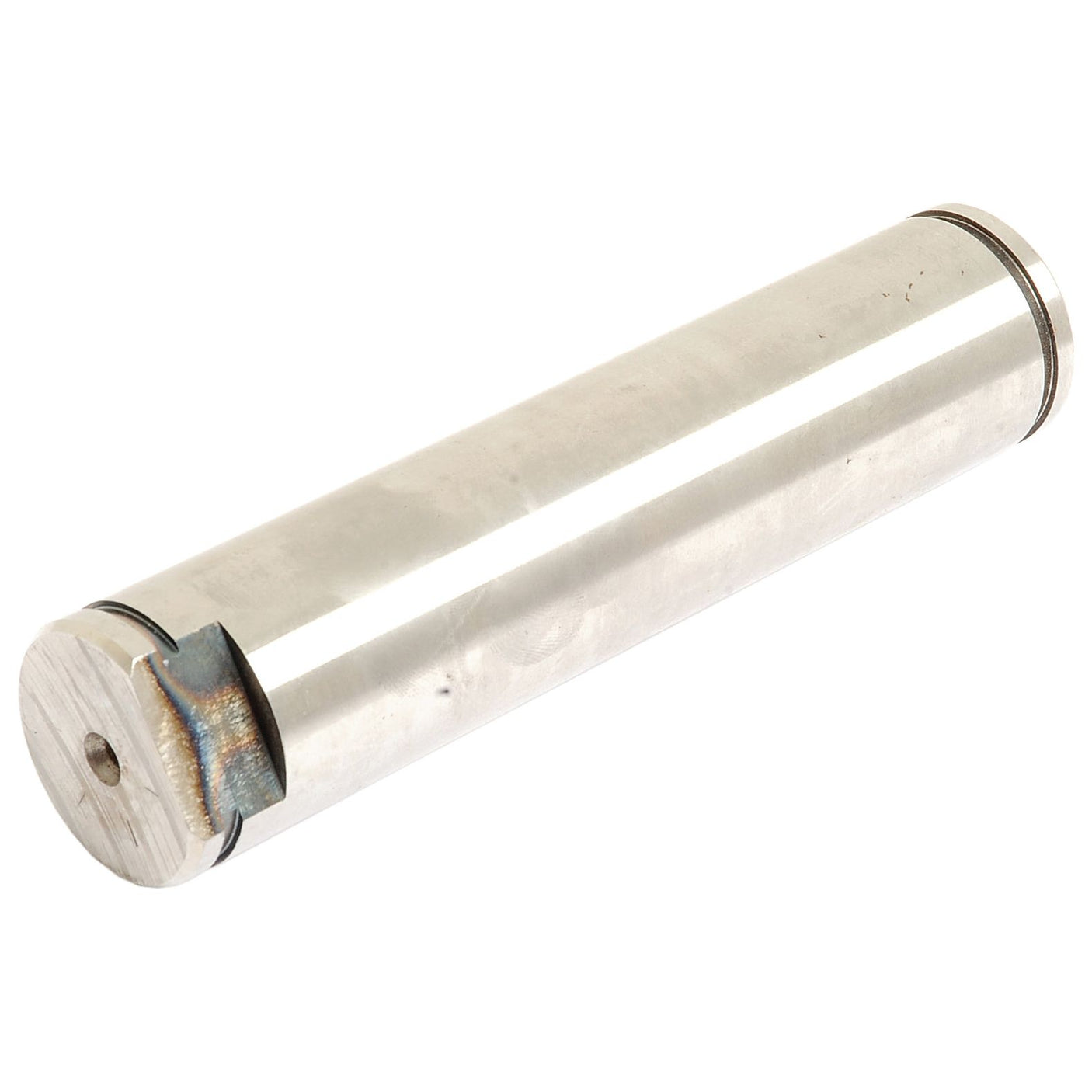 A cylindrical metal rod, identified as the Pin with Sparex Part No. S.11359 from the brand Sparex, lies horizontally against a white background, featuring notches at both ends similar to a steering pivot.