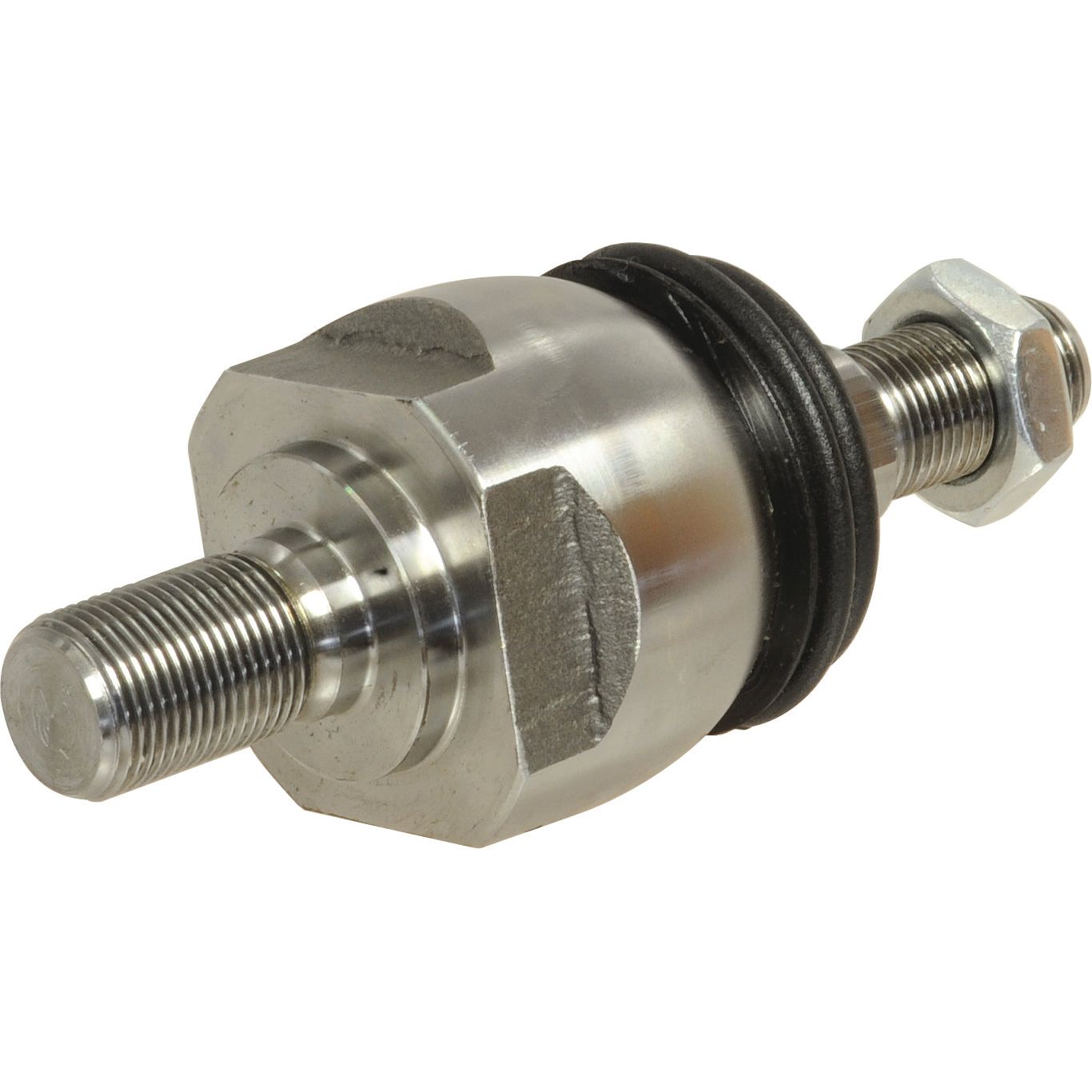 Steering Joint by Sparex, 141mm in length (S.113789), featuring a spherical joint and threaded ends, compatible with Carraro Axle systems.