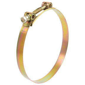 Introducing the Sparex Heavy Duty Hose Clip (Ø227-239mm) - Part No. S.11408: a galvanised steel T-bolt hose clamp featuring a smooth, circular band and a screw mechanism for tightening, perfect for heavy-duty applications.