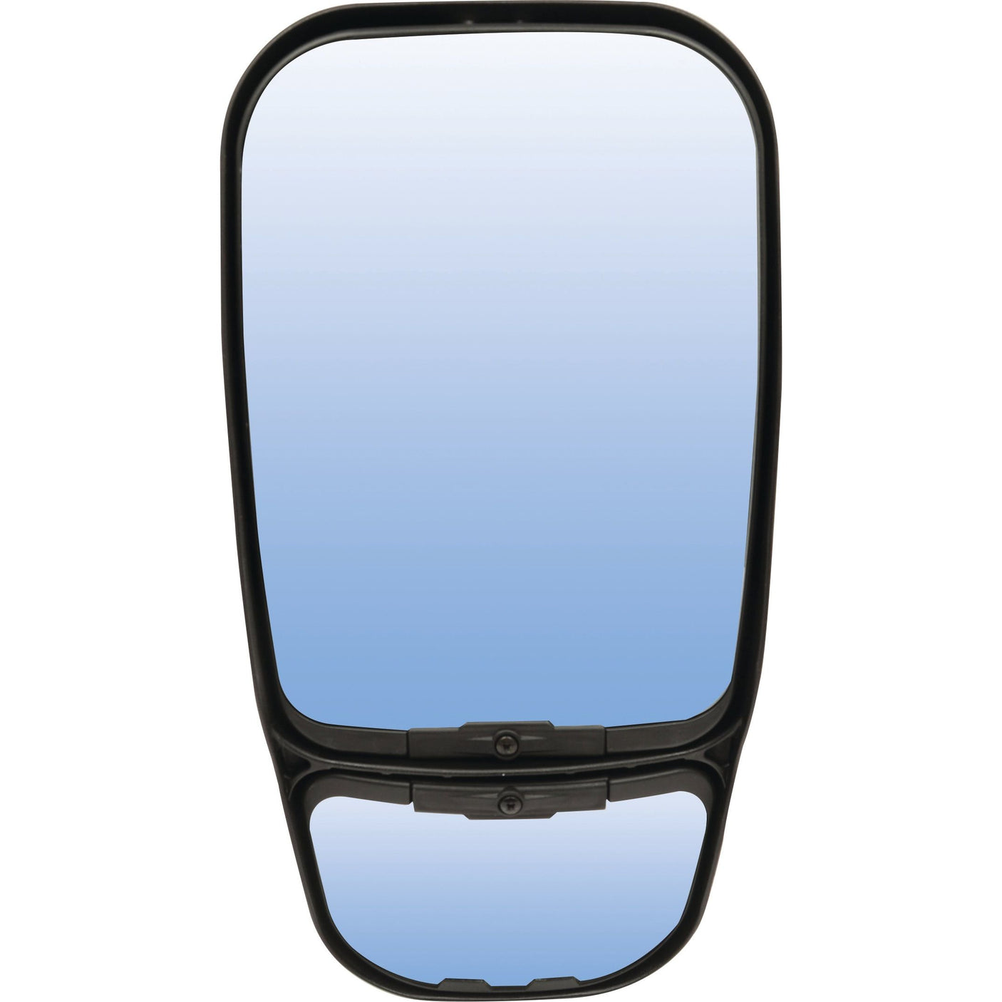 A Sparex rectangular Mirror Head (model S.114118) with dimensions of 475 x 235mm, featuring a smaller heated mirror attached at the bottom and encased in a black frame.