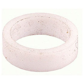 A textured, white, round ceramic ring with a hollow center, resembling the PTFE Injection Washer (Sparex Part No.S.11446) by Sparex, set against a plain background.