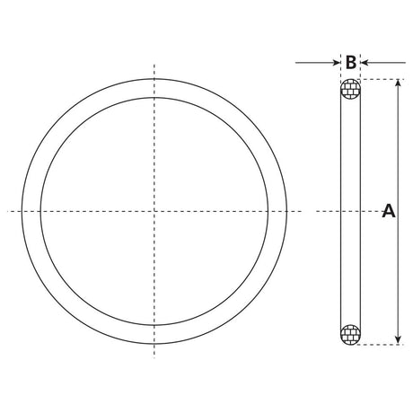 Gasket Ring 4'' (127mm) (Rubber) - S.115043 - Farming Parts