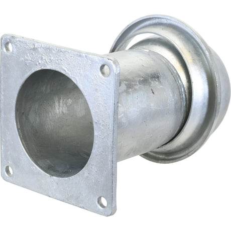 Coupling with Square Flange - Male 5'' (120mm) x (120mm) (Galvanised) - S.115072 - Farming Parts