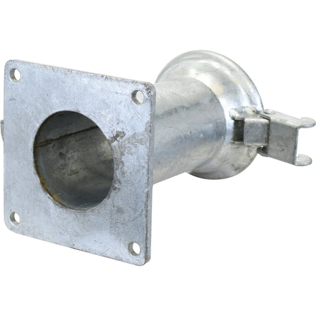 Coupling with Square Flange - Female 4'' (100mm) x (100mm) (Galvanised) - S.115075 - Farming Parts