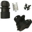 3 Pin Auxiliary Socket With 2 bolt Fixing Female Pin (Plastic)
 - S.115198 - Farming Parts