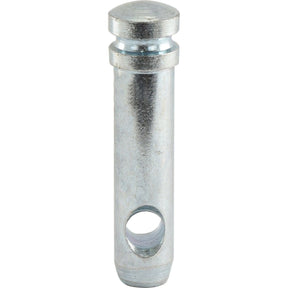 The Sparex Top Link Pin 19x52mm Cat. 1 (Sparex Part No. S.115) features a cylindrical metal design with a circular hole near the bottom, a small ridge near the top, and an overall length suitable for various applications.