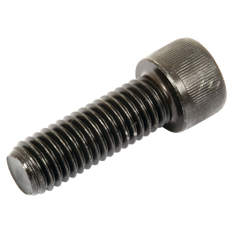 The Sparex Socket Capscrew, 1/2''x1 1/2'' UNC (BS2470-1936) with Part No. S.11682 is shown in black, featuring a cylindrical head with a hexagonal drive and a threaded body. It is known for its high tensile strength and is available in both metric and Imperial sizes.