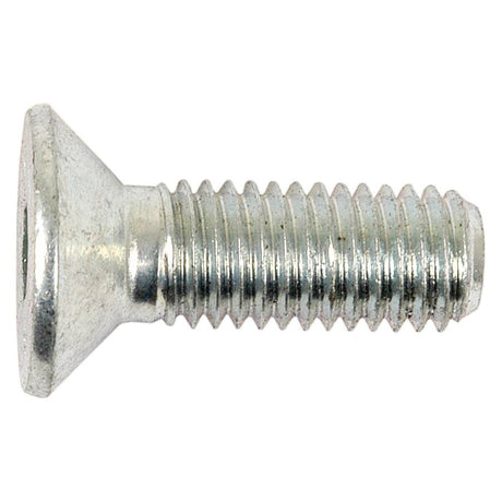 A Metric Countersunk Hexagon Socket Screw, M10x30mm (DIN 7991) from Sparex (Part No. S.11807), with a threaded shaft and counter sunk hex head, lies horizontally on a plain white background.