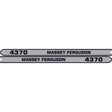 Decal Set - Massey Ferguson 4370
 - S.118326 - Farming Parts