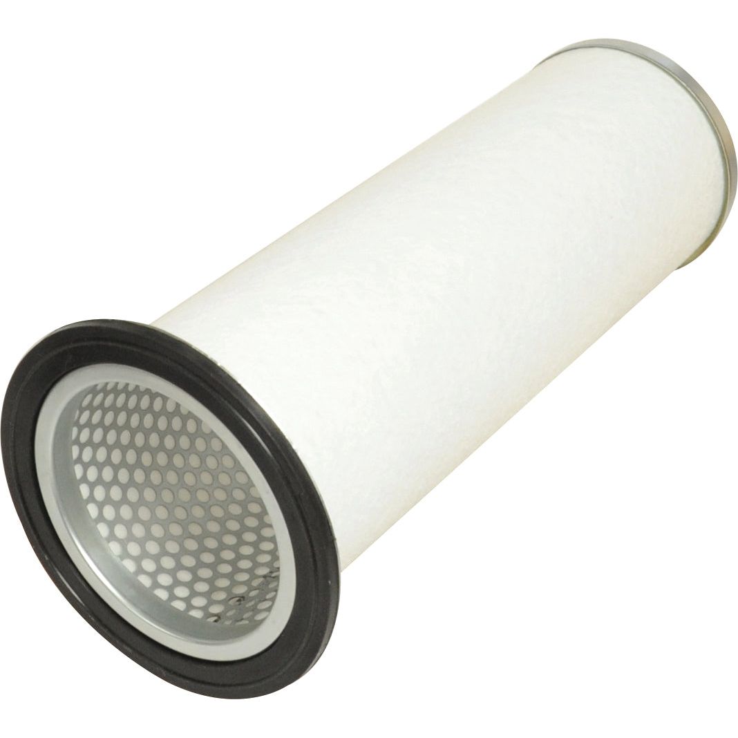 The Sparex Air Filter - Inner (Part No. S.118341) is a cylindrical air filter featuring a metal mesh inner layer, a white outer surface, and black rubber ends, designed specifically for Ford / New Holland applications.