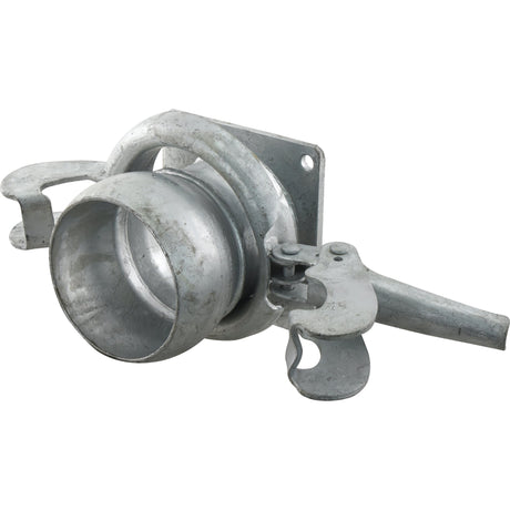 Coupling with Square Flange Short - Male 5'' (133mm) x (125mm) (Galvanised) - S.119435 - Farming Parts