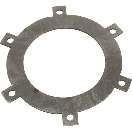 A flat, round metal ring with six equally spaced tabs, each with a hole near the end, similar to the Sparex Clutch Pressure Plate (Sparex Part No. S.119794).